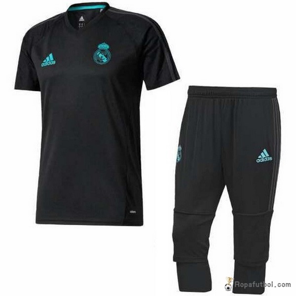 Camiseta Entrenamiento Real Madrid Conjunto Completo 2017/18 Negro