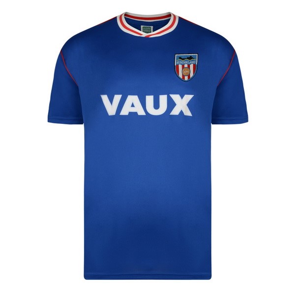 Camiseta Sunderland Replica Segunda Ropa Retro 1988 1991 Azul