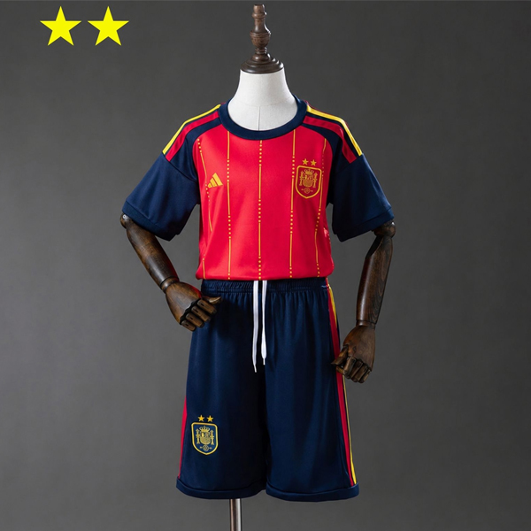 Camiseta España Replica Primera Ropa Niño 2 Star 2026