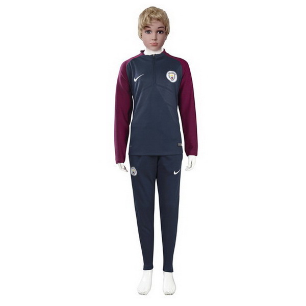 Chandal Manchester City Ninos 2017/18 Azul Purpura